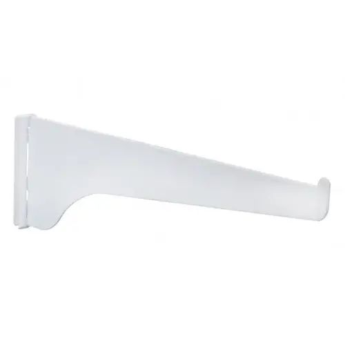 180 WH 8 Shelf Bracket, 8 in L, Steel, Powder-Coated White 180 WH 8 Shelf Bracket, 8 in L, Steel, Powder-Coated White