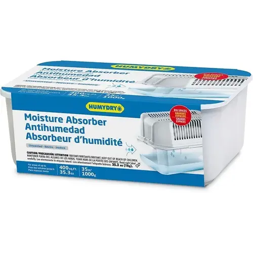 HUMYDRY LARGE MOISTURE ABSORBER 35.3OZ UNSCENTED-HUMEX