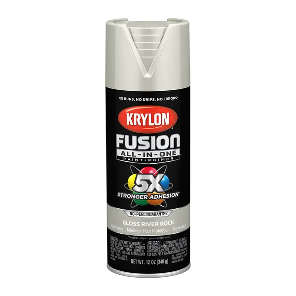 KRYLON DIVERSIFIED BRANDS Fusion All-In-One Spray Paint + Primer Matte River Rock 12-oz. K02794007