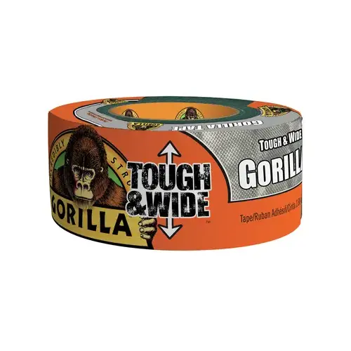 Tough 'N Wide Silver Gorilla Tape - 2.88" x 30 Yards Tough 'N Wide Silver Gorilla Tape - 2.88" x 30 Yards