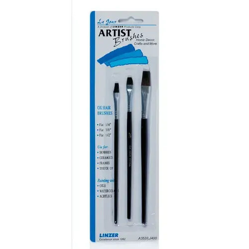 Studio 5 Artist & Hobby Brushes - 3 Piece Studio 5 Artist & Hobby Brushes - 3 Piece