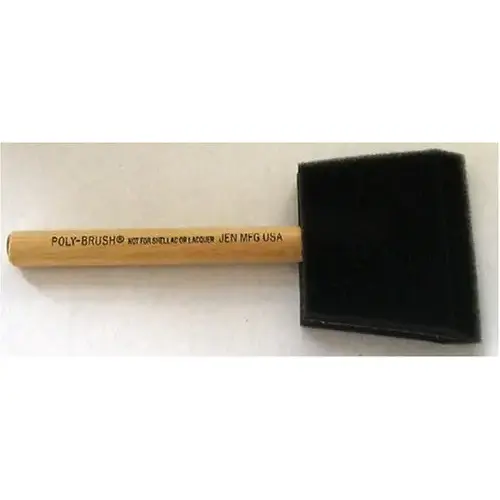 Poly-Brush Paint Brush, 3 in W Brush, Wood Handle