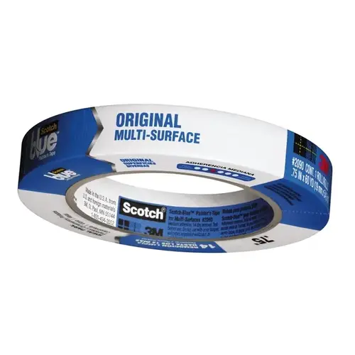 2090 Painter's Tape, 60 yd L, 0.7 in W, Crepe Paper Backing, Blue 2090 Painter's Tape, 60 yd L, 0.7 in W, Crepe Paper Backing, Blue