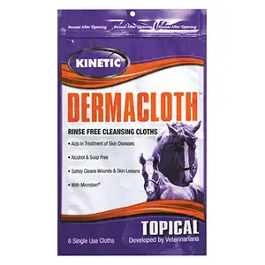 Kinetic Technologies, LLC 3004-10-00 Derma Cloth - 8 Single Use Cloths