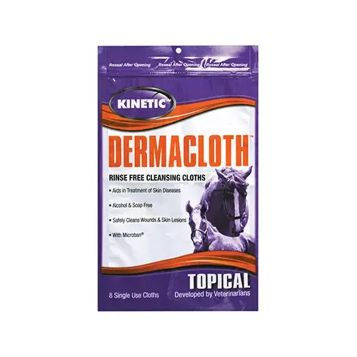 Derma Cloth - 8 Single Use Cloths