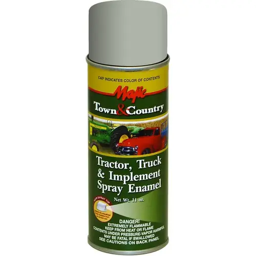Majic Town & Country Tractor, Truck & Implement Spray Enamel - Light Ford Gray