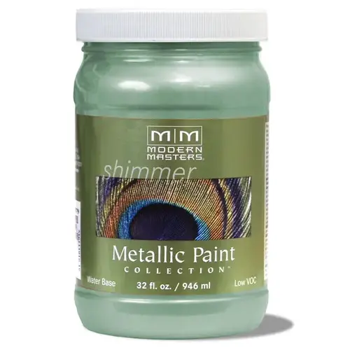Metallic Paint Shimmer Satin Teal 1 qt Teal Metallic Paint Shimmer Satin Teal 1 qt Teal