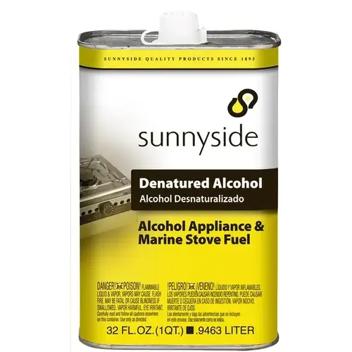 Denatured Alcohol Solvent, 1-Qt. - pack of 12 Denatured Alcohol Solvent, 1-Qt. - pack of 12