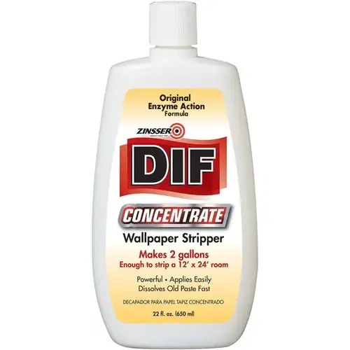 DIF Liquid Concentrate Wallpaper Stripper - 22 oz DIF Liquid Concentrate Wallpaper Stripper - 22 oz