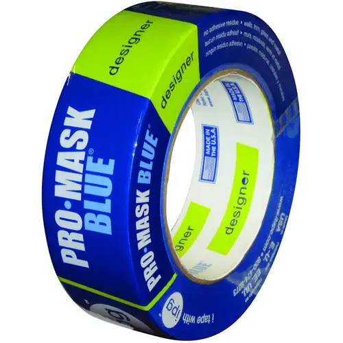 Masking Tape ProMask Blue 1.41" W X 60 yd L Blue Blue - pack of 20 Masking Tape ProMask Blue 1.41" W X 60 yd L Blue Blue - pack of 20