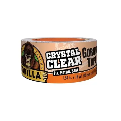 1.88 In. x 18 Yd. Crystal Clear Duct Tape, Clear