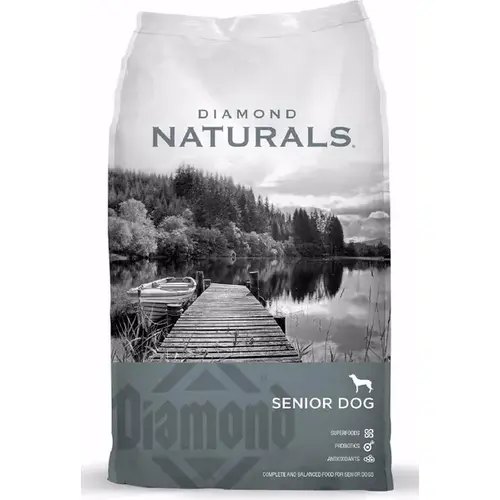 DIAMOND NATURALS SENIOR FORMULA DOG FOOD 25/11 - 18 LB