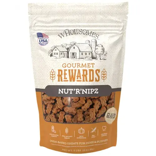 Sportmix Wholesomes Peanut Butter Biscuits - 2 lb. Bag - pack of 12 Sportmix Wholesomes Peanut Butter Biscuits - 2 lb. Bag - pack of 12