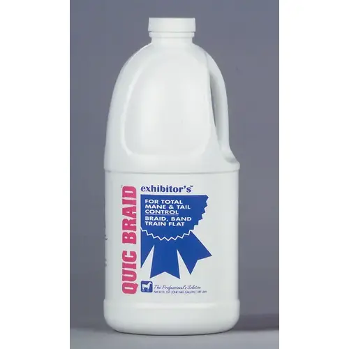 EXHIBITOR LABS QUIC BRAID MANE & TAIL CONTROL FOR HORSES - 64 OZ