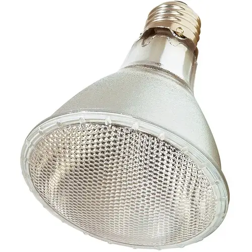 Halogen Wide Flood Light Bulb (Long Neck) 60-Watt PAR30 E26 Clear
