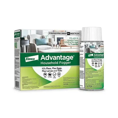 Flea and Tick Household Fogger, (3) 2-oz. Canisters