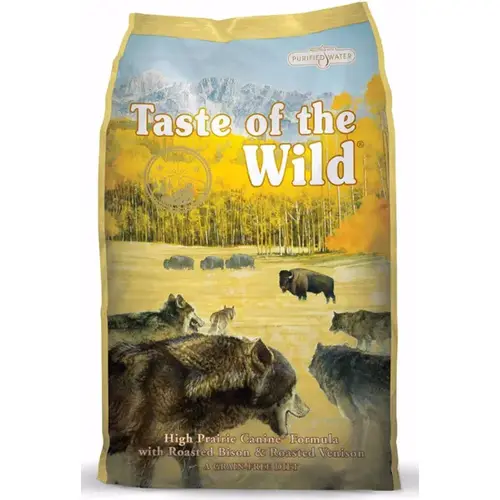 TASTE OF THE WILD HIGH PRAIRIE BISON & VENISON FORMULA DOG FOOD 32/18 - 15 LB TASTE OF THE WILD HIGH PRAIRIE BISON & VENISON FORMULA DOG FOOD 32/18 - 15 LB