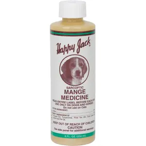 Happy Jack 1043 Mange Medicine for Dogs 8-oz