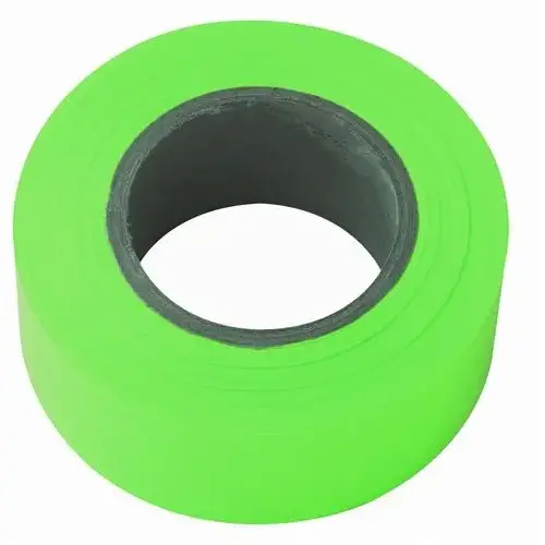 Flagging Tape Strait-Line 150 ft. L X 1-3/16" W PVC Lime Lime Flagging Tape Strait-Line 150 ft. L X 1-3/16" W PVC Lime Lime