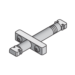 CRL-U.S. Aluminum RG700 Twist-In Temporary Glass Retainer White - pack of 50