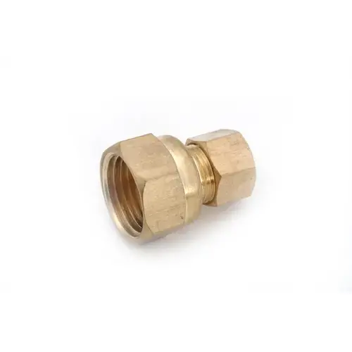 Adapter 3/8" Compression X 3/8" D FPT Brass Adapter 3/8" Compression X 3/8" D FPT Brass