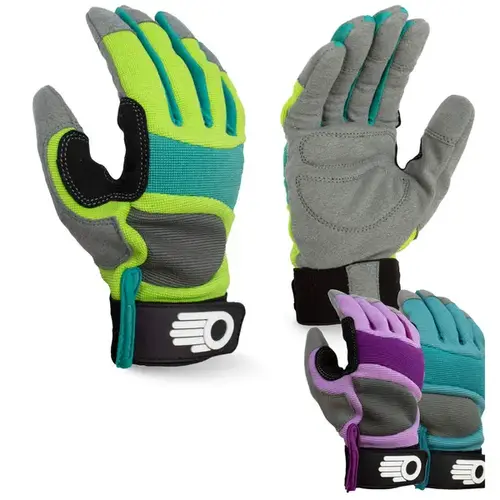 Bellingham's Women's Synthetic Leather Palm Performance Gloves - Large Pair