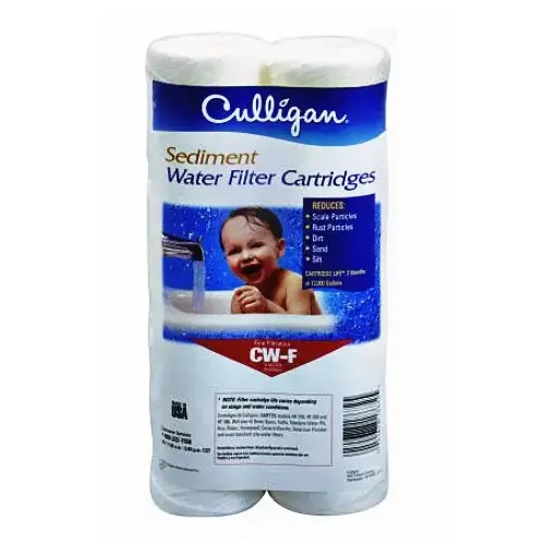 Water Filter Cartridge, 10 um Filter, Polypropylene Wound Filter Media Pair