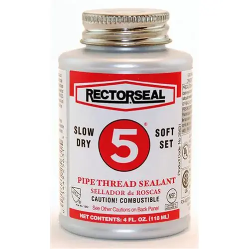 Thread Sealant, 0.25 pt Can, Paste, Yellow