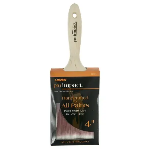 WC Paint Brush, 4 in W, 3-1/2 in L Bristle, Polyester Bristle, Beaver Tail Handle WC Paint Brush, 4 in W, 3-1/2 in L Bristle, Polyester Bristle, Beaver Tail Handle