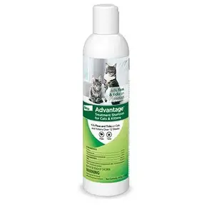 ELANCO US INC 011-90204919 Advantage Flea & Tick Treatment Shampoo for Cats & Kittens - 8 oz.