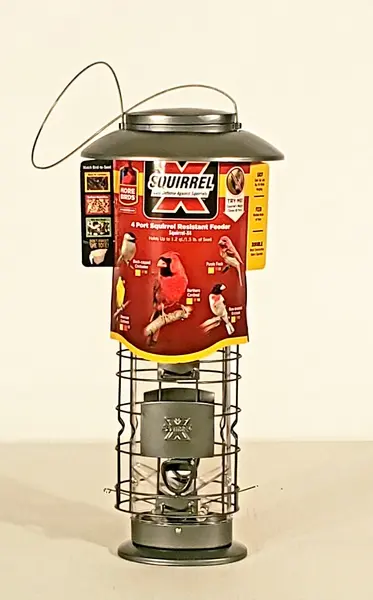 Classic Brands Wild Bird Feeder Squirrel-Proof Metal Holds 1.5-Lbs. Gunmetal 106 Classic Brands Wild Bird Feeder Squirrel-Proof Metal Holds 1.5-Lbs. Gunmetal 106
