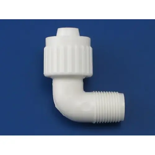 PEXLOCK Pipe Elbow, 1/2 x 3/8 in, MPT, 90 deg Angle PEXLOCK Pipe Elbow, 1/2 x 3/8 in, MPT, 90 deg Angle