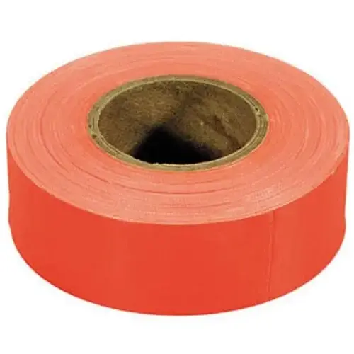 Flagging Tape Strait-Line 150 ft. L PVC Orange Orange Flagging Tape Strait-Line 150 ft. L PVC Orange Orange