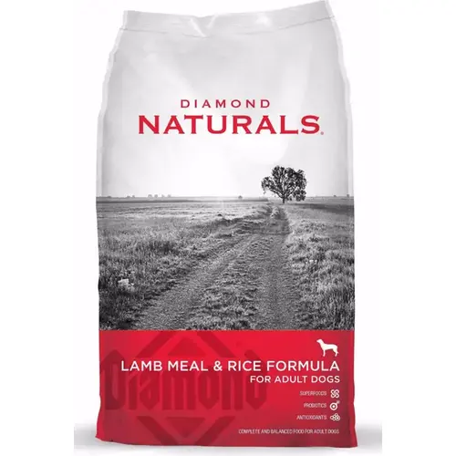 DIAMOND NATURALS LAMB MEAL & RICE FORMULA ADULT DOG FOOD - 40 LB DIAMOND NATURALS LAMB MEAL & RICE FORMULA ADULT DOG FOOD - 40 LB