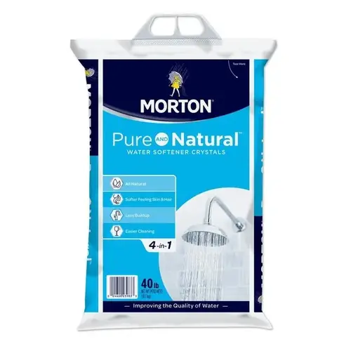 Pure & Natural Water Softening Crystals, 40-Lbs.