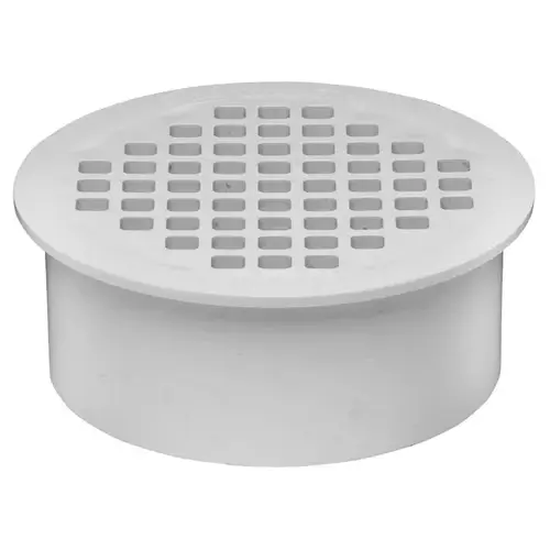 All Plastic Snap-In Drains 3" White
