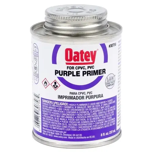 8 Oz. Purple Pipe and Fitting Primer for PVC/CPVC