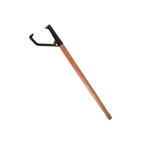 Cant Hook, Duckbill Tip, 7/16 x 7/8 in Tip, Steel Tip, Wood Handle Lacquer/White