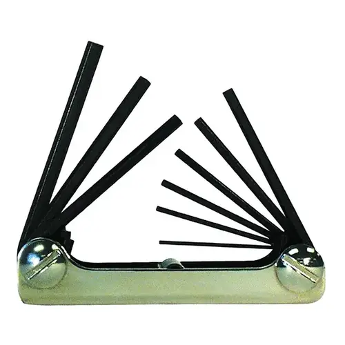 9 pc Hex Key Series Fold-up Set with Classic Steel Handle 91-S Black 9 pc Hex Key Series Fold-up Set with Classic Steel Handle 91-S Black