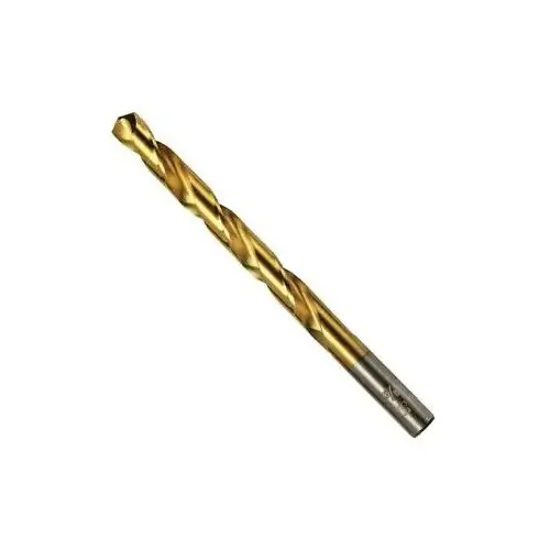 Titanium Nitride Steel Fractl Straight Shank Jobber Length Drill Bit,5/16",Card - pack of 3