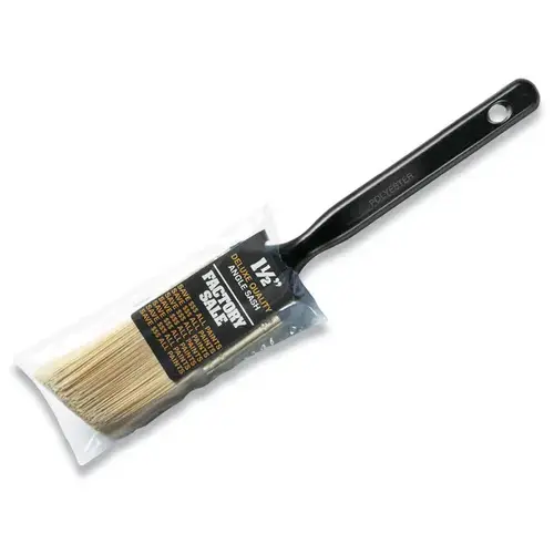 P3970-1-1/2 Paint Brush, 1-1/2 in W, 2-7/16 in L Bristle, Polyester Bristle, Sash Handle Black/Gold - pack of 12 P3970-1-1/2 Paint Brush, 1-1/2 in W, 2-7/16 in L Bristle, Polyester Bristle, Sash Handle Black/Gold - pack of 12