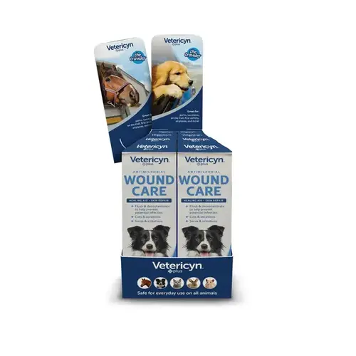 Vetericyn 3-oz All Animal Wound & Skin Care Counter Display Vetericyn 3-oz All Animal Wound & Skin Care Counter Display