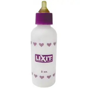 Lixit Animal Care Prod BB-2-XCP12 2oz. Baby Bottle Bulk Pack 12 - pack of 12