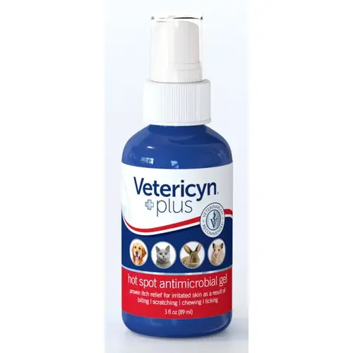 VETERICYN PLUS HOT SPOT ANTIMICROBIAL HYDROGEL SPRAY - 3-OZ VETERICYN PLUS HOT SPOT ANTIMICROBIAL HYDROGEL SPRAY - 3-OZ