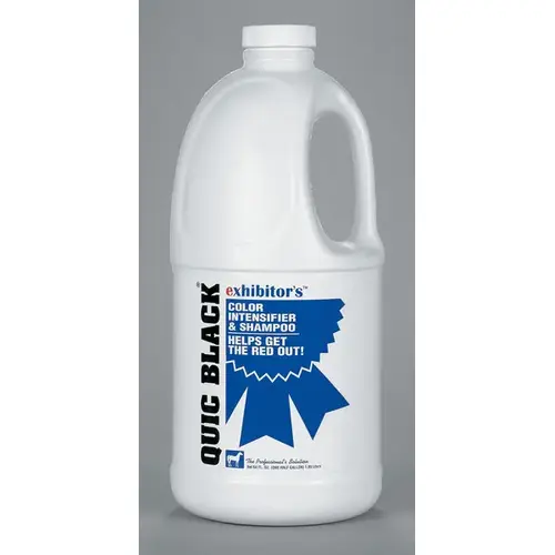 EXHIBITOR LABS QUIC BLACK SHAMPOO FOR HORSES - 64 OZ EXHIBITOR LABS QUIC BLACK SHAMPOO FOR HORSES - 64 OZ