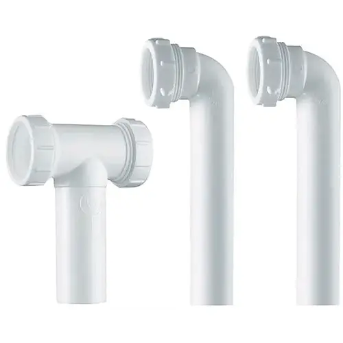 Center Outlet Waste 1-1/2" D X 16" L Plastic White Center Outlet Waste 1-1/2" D X 16" L Plastic White