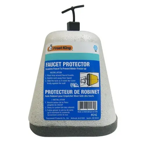 Gray 7.5 In. Foam Oval Outdoor Faucet Cover