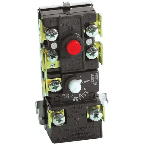 Apcom Style Upper Thermostat for Electric Tank Water Heater Black Apcom Style Upper Thermostat for Electric Tank Water Heater Black