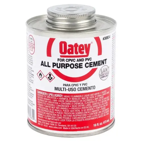 All Purpose Cement Medium Body 16-oz Milky Clear