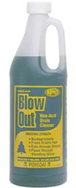 ComStar Blow Out Drain Cleaner Liquid Dark Green Odorless 0.5 gal Bottle 30-480 ComStar Blow Out Drain Cleaner Liquid Dark Green Odorless 0.5 gal Bottle 30-480